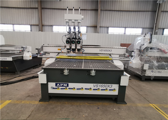 Double Head Multi Spindle CNC Router สำหรับเฟอร์นิเจอร์ไม้