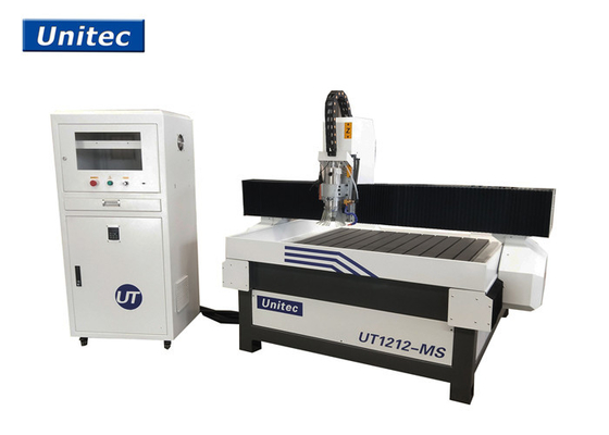 UT-1212 T Slot Table 12000mm / min เครื่องแกะสลักหิน CNC